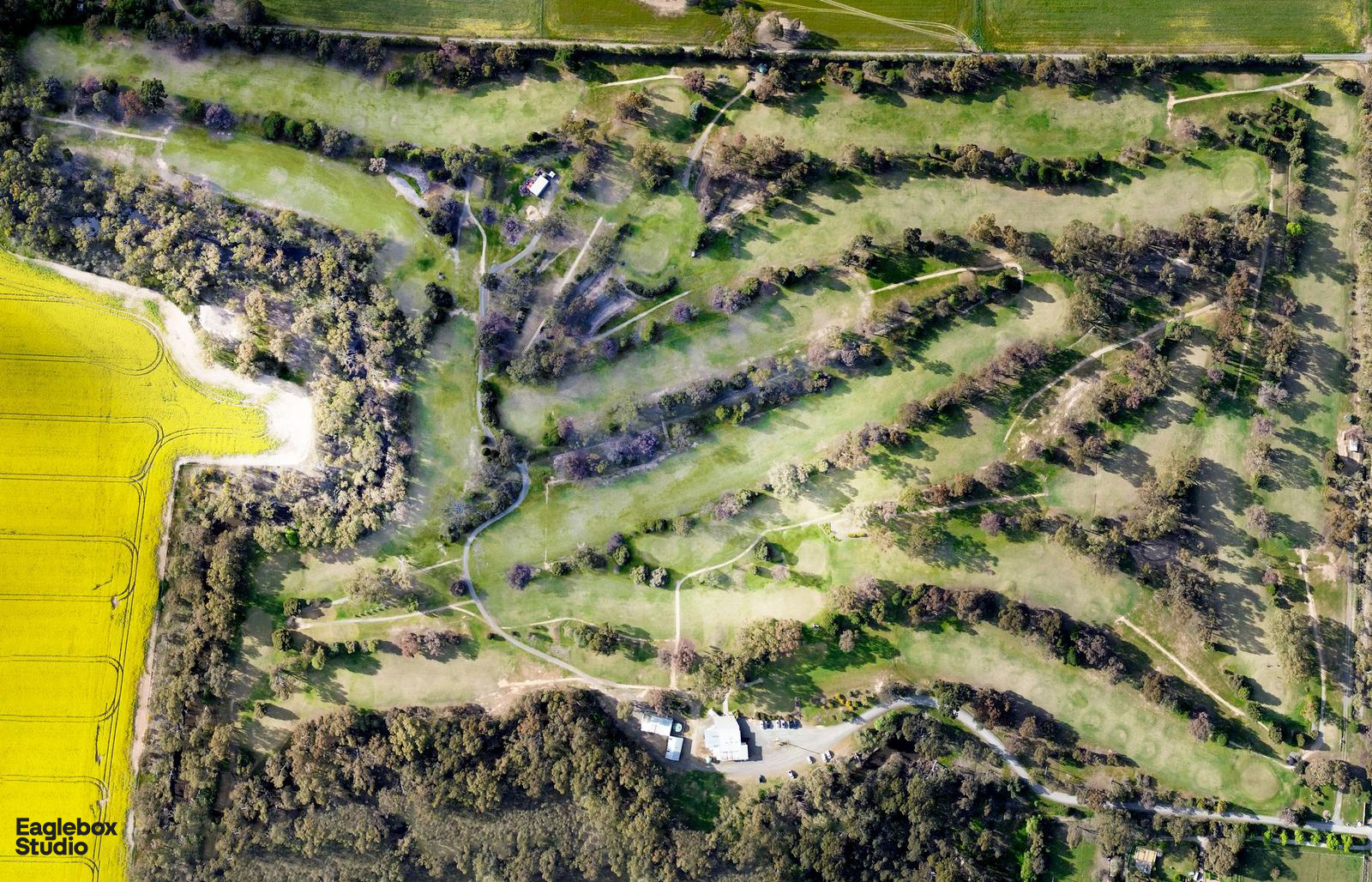 Kialla Golf Club course map